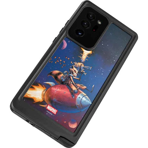 Marvel Rocket Raccoon Rocket Ride Galaxy Note20 Ultra 5G Waterproof Case
